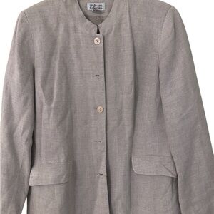 Style &co beige Women's Gray Jacket size 14 used